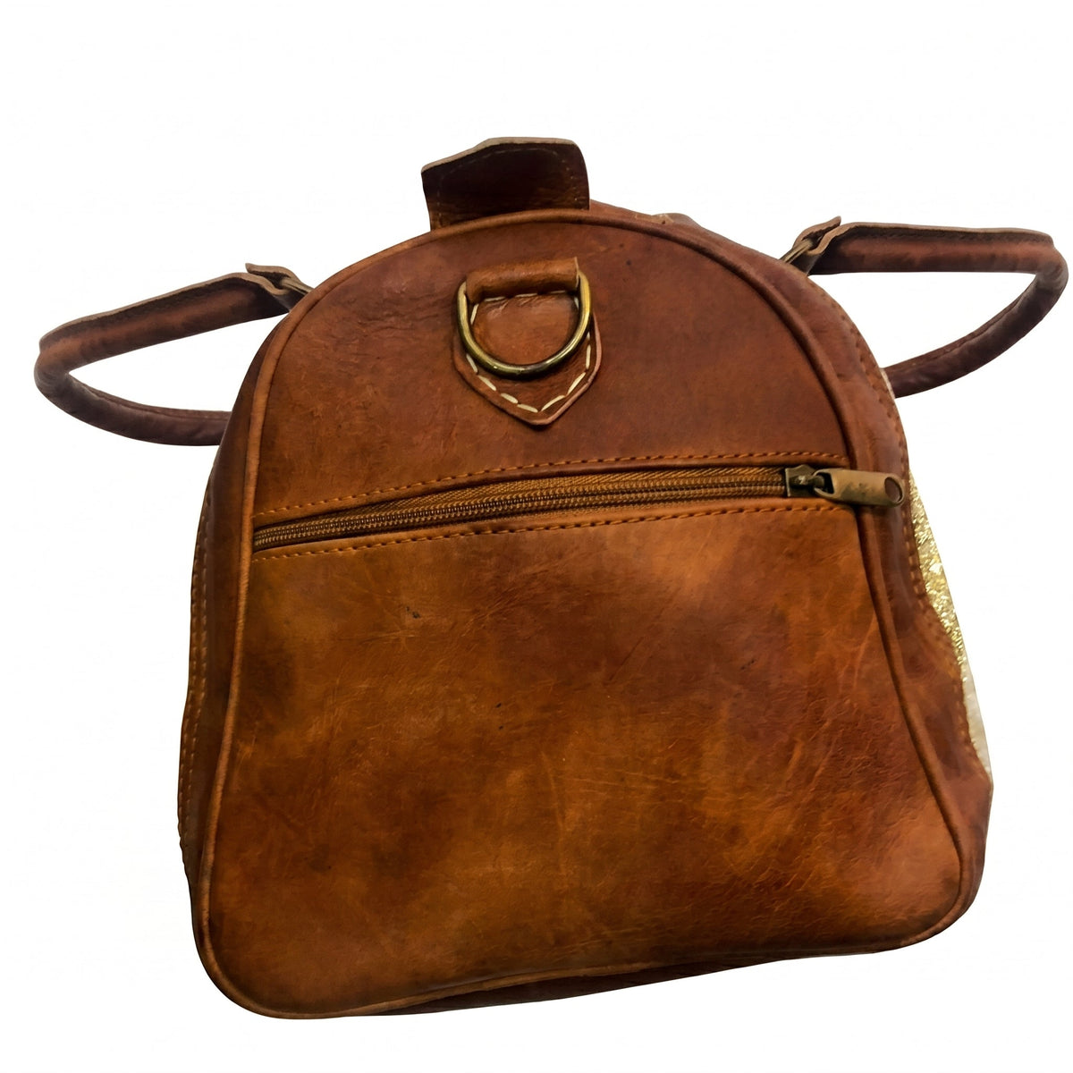 The Royal Velvet & Leather Travel Bag - Heritage Edition
