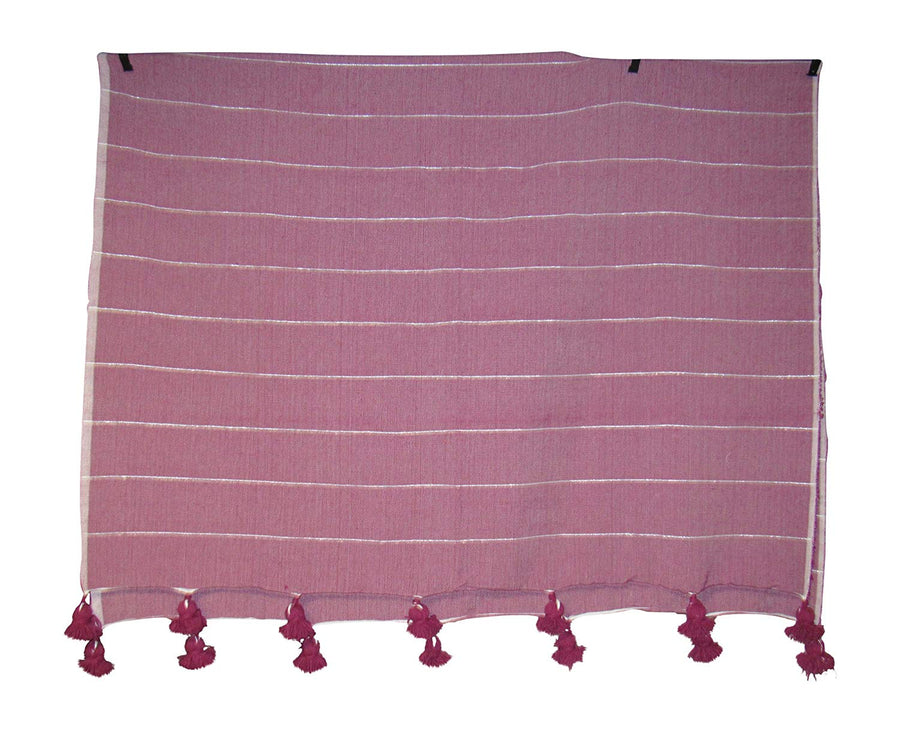 Handcraft Collection Handspun Moroccan Pom Pom Throw Blanket 100% Berber Wool.