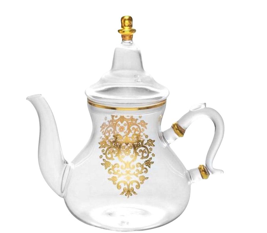 Glass Teapot, handmade in Fes, Morocco