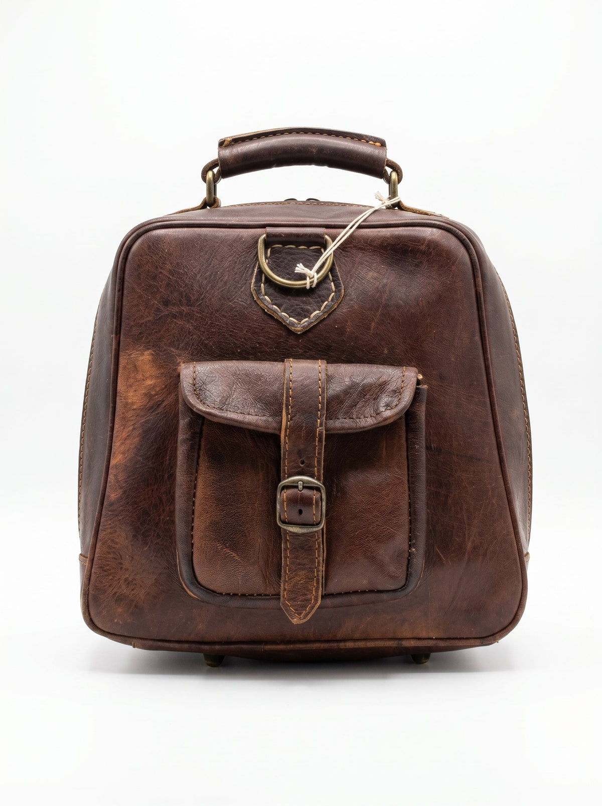 Premium Leather & Kilim Travel Duffle Bag