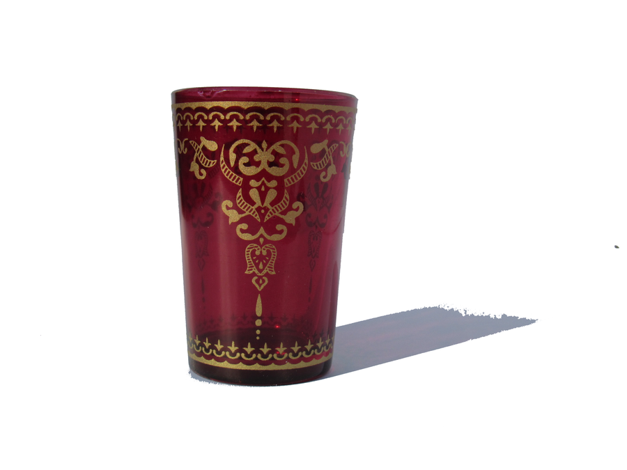 Moroccan Tea Glasses, Moroccan Drinking Glasses – Pack Of 6 – Unique and Stylish – Handmade Traditional Glass Set – For Tea, Coffee, Juice, Water, Etc.