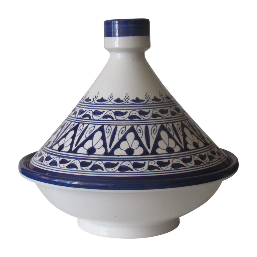 Ceramic Serving Tagine, 6", handmade in Fes, Morocco