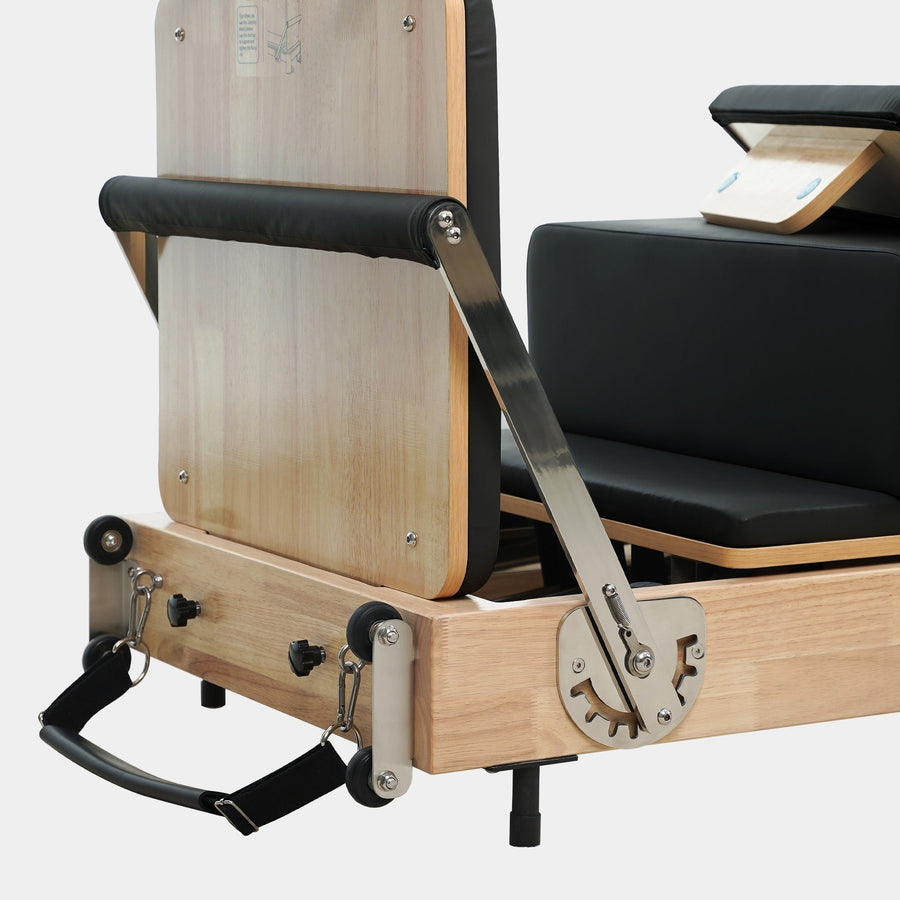 Foldable Solid-Wood Pilates Reformer