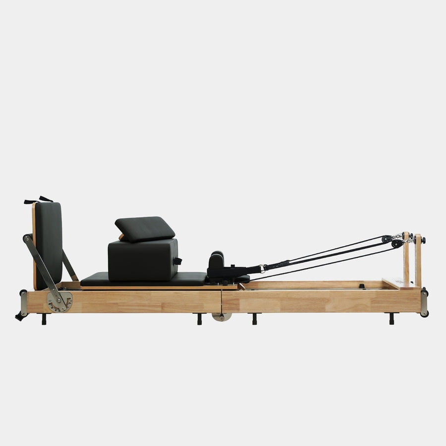 Oak Foldable Pilates Reformer — Studio-Level Foldable Reformer