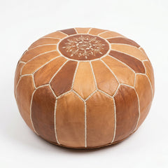 Leather Poufs