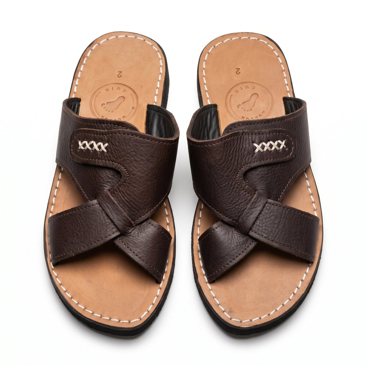 Elite Hand-Stitched Leather Mules
