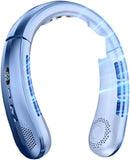 Hands-Free Neck Fan — 5-Speed USB Rechargeable with Phone Stand