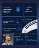 Hands-Free Neck Fan — 5-Speed USB Rechargeable with Phone Stand
