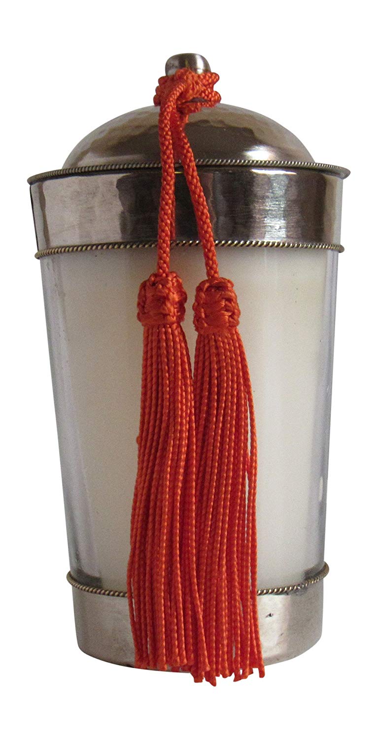 Orange Scented Candle, 6oz, handmade in Fes, Morocco