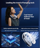 Hands-Free Neck Fan — 5-Speed USB Rechargeable with Phone Stand