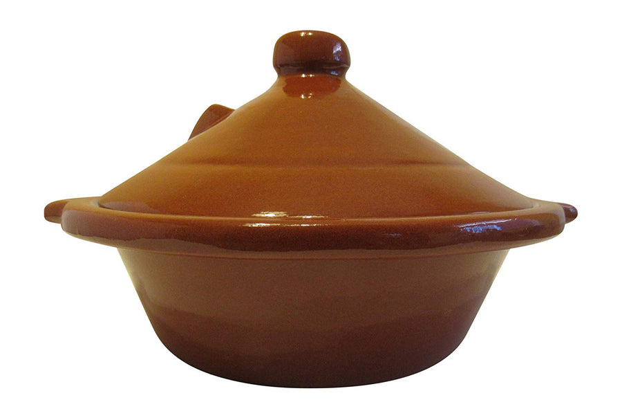 Ceramic Serving Tagine, 12", handmade in Fes, Morocco