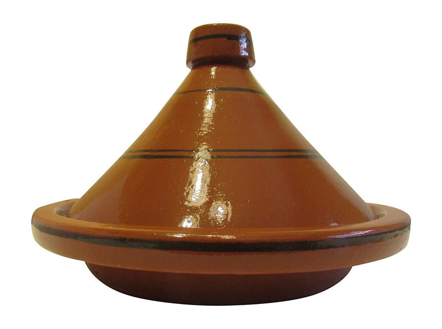 Ceramic Serving Tagine, 14", handmade in Fes, Morocco