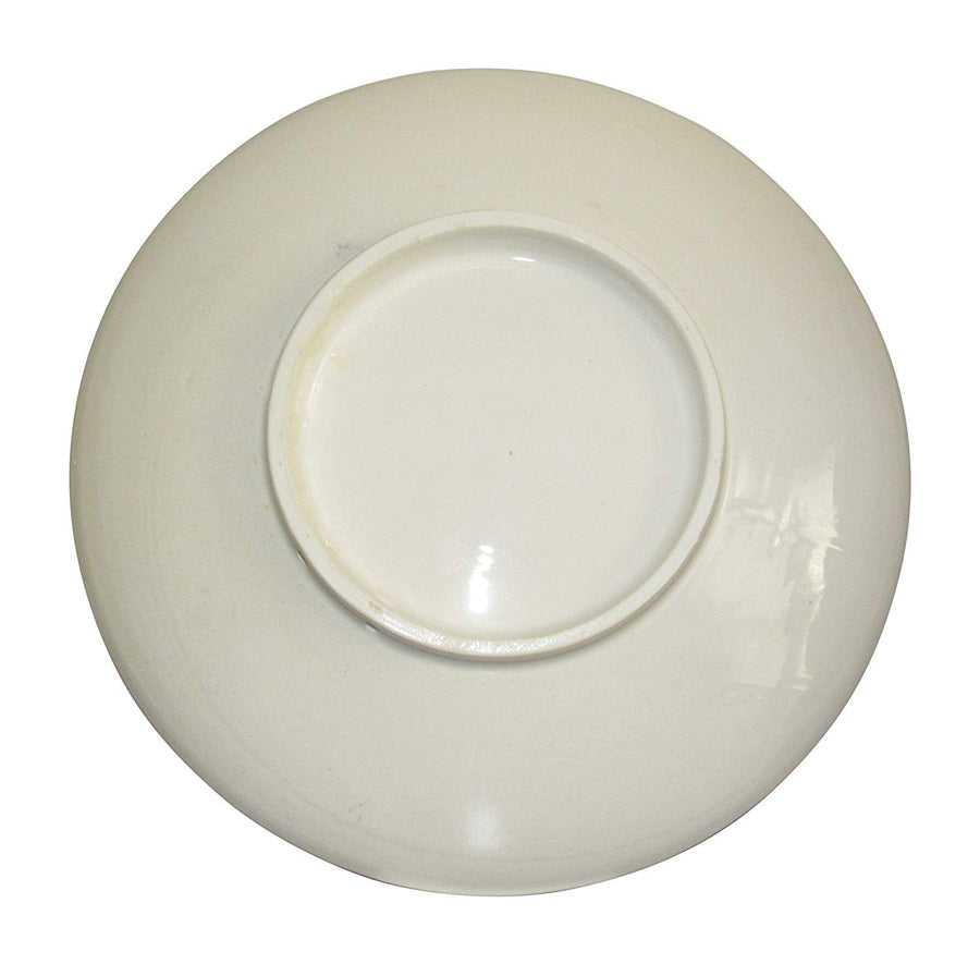 Authentic Handmade Moroccan Moorish Inspired Round Serving Platter Tray, 12” Diameter
