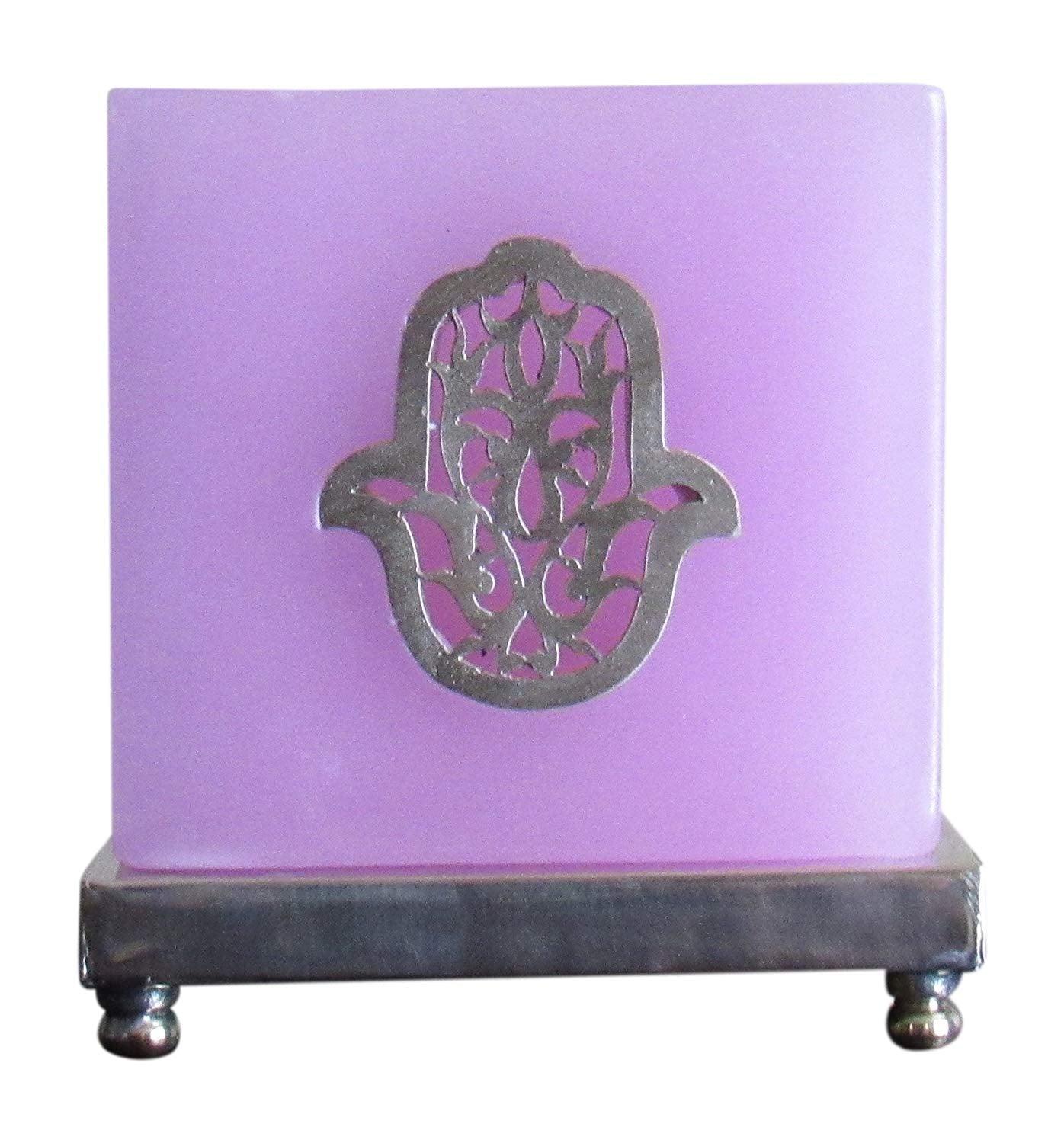 Rose Tea Light Candle Holder, handmade in Fes, Morocco