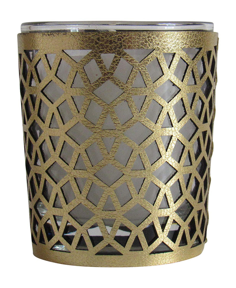 Gold Scented Candle, 6 oz, handmade in Fes, Morocco