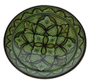 14 Inches Green Safi Handmade Ceramic Serving Plate