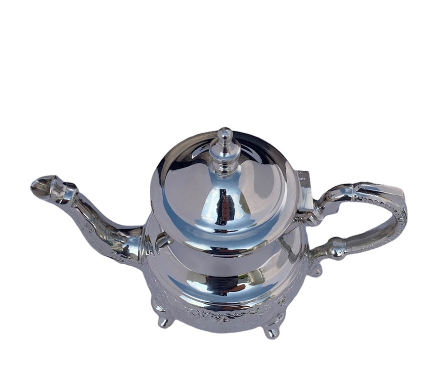 Imported Handmade Moroccan Teapot with Built In Tea Infuser Filter, Bring Home a Beautifully Functional Near East Tradition, 16 OZ.