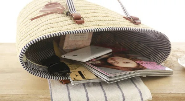 Moroccan Beach Bag (Beige)