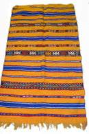 Yamna Handmade Moroccan Rug Orange Medium