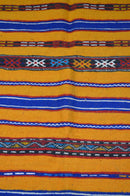 Yamna Handmade Moroccan Rug Orange Medium