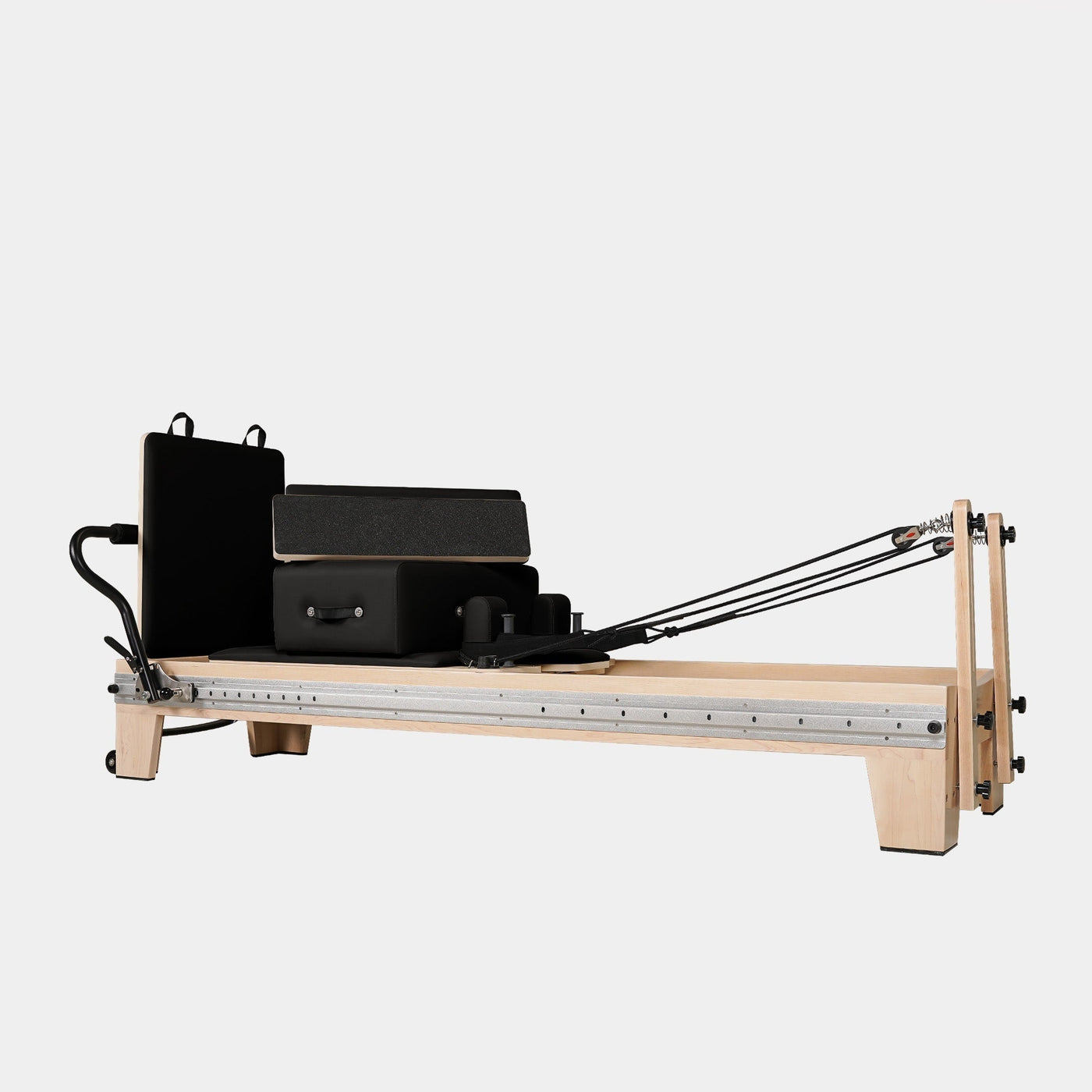 Full Track Maple Pilates Reformer, a Pilates reformer for home or studio use