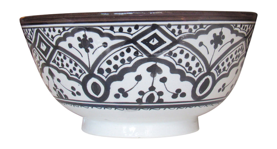 Salad Bowl, Large, handmade in Fes, Morocco