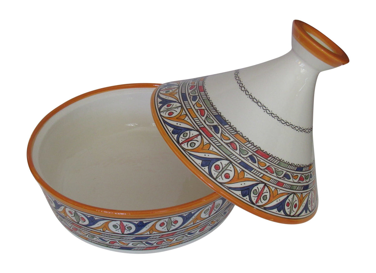Handmade Authentic Moroccan Moorish Style Ceramic Serving Tagine, Extra Small 4" Diameter x — image 2