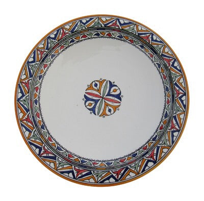 Platter, handmade in Fes, Morocco
