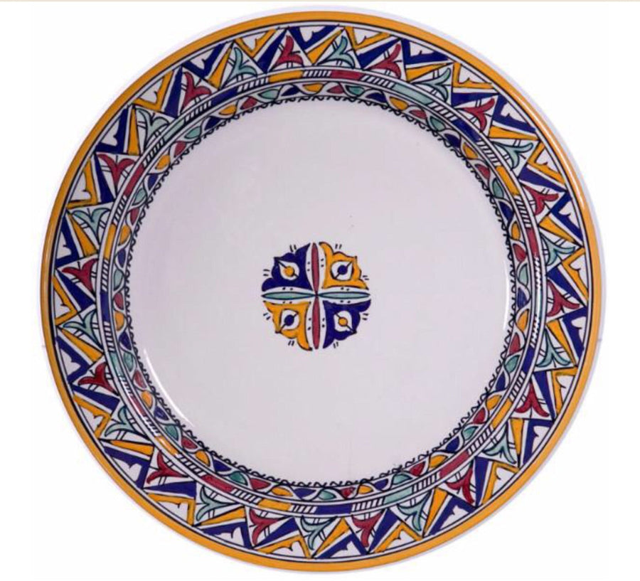 Platter, handmade in Fes, Morocco