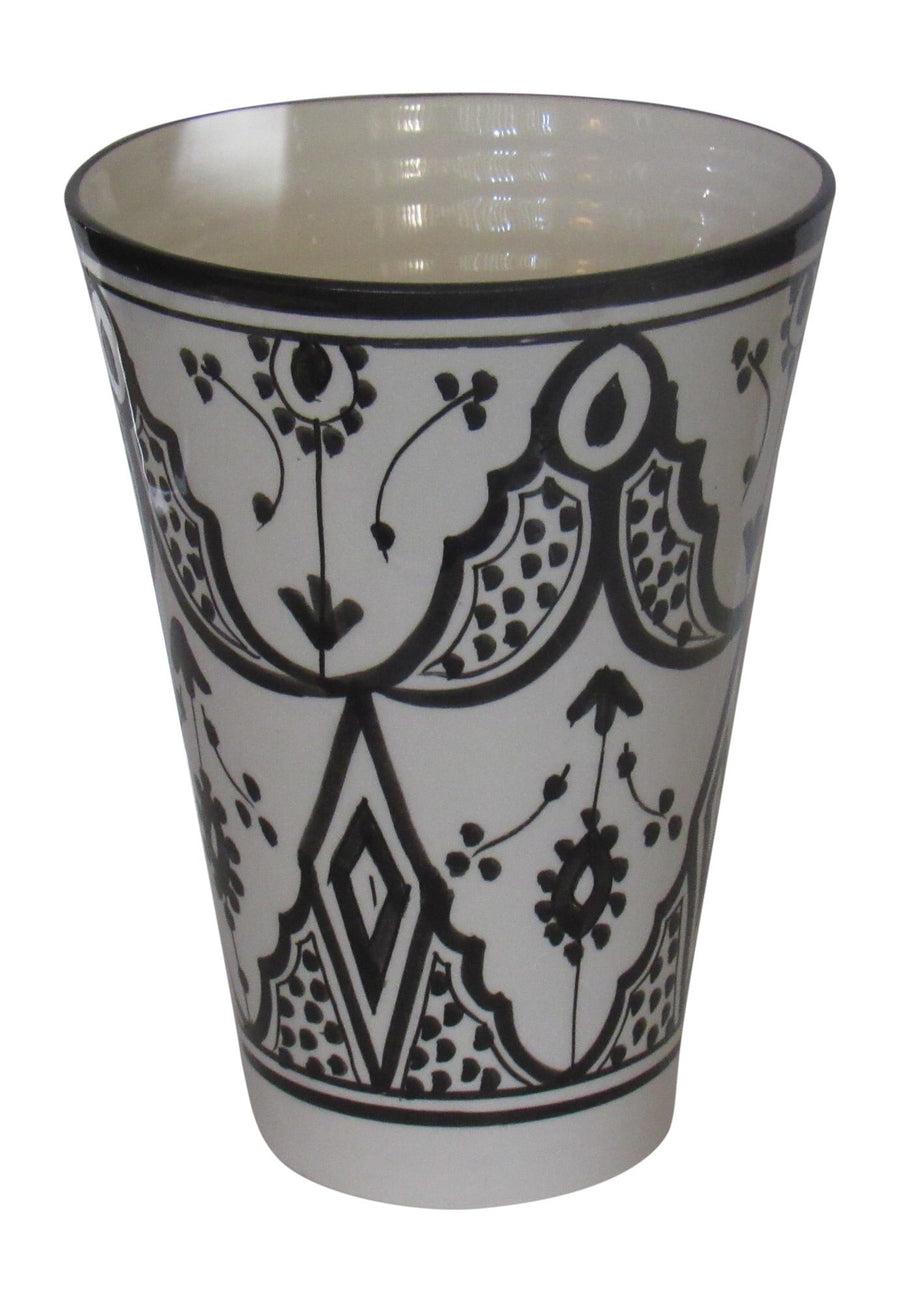 Vase, 7", handmade in Fes, Morocco