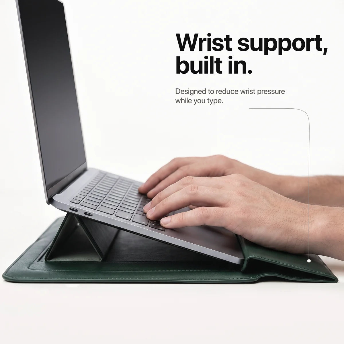 Karchel Fold Sleeve — Laptop Case, Stand & Wrist Rest