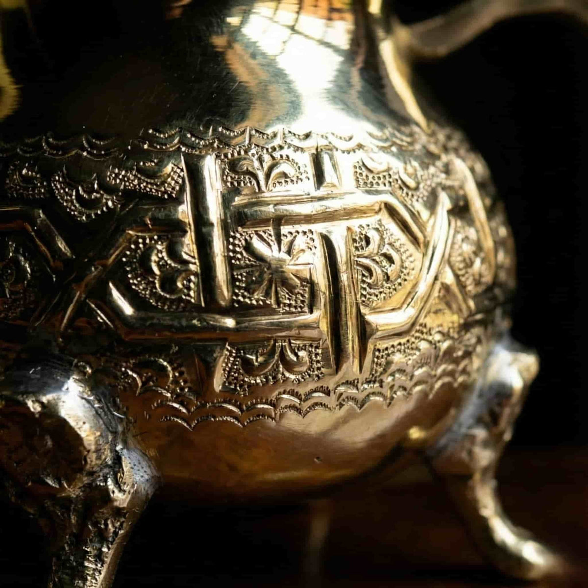 Silver-plated Moroccan tea gift set, 8-piece filigree service for six — image 10
