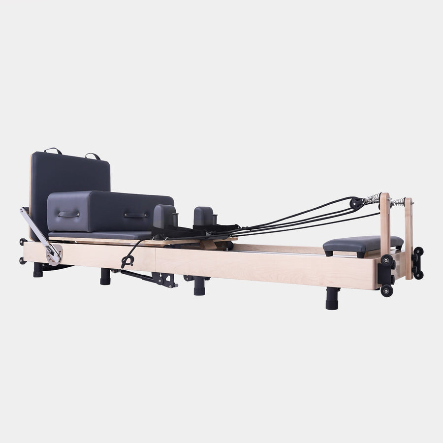 Maple Foldable Pilates Reformer — Studio-Level Foldable Reformer, a Pilates reformer for home or studio use