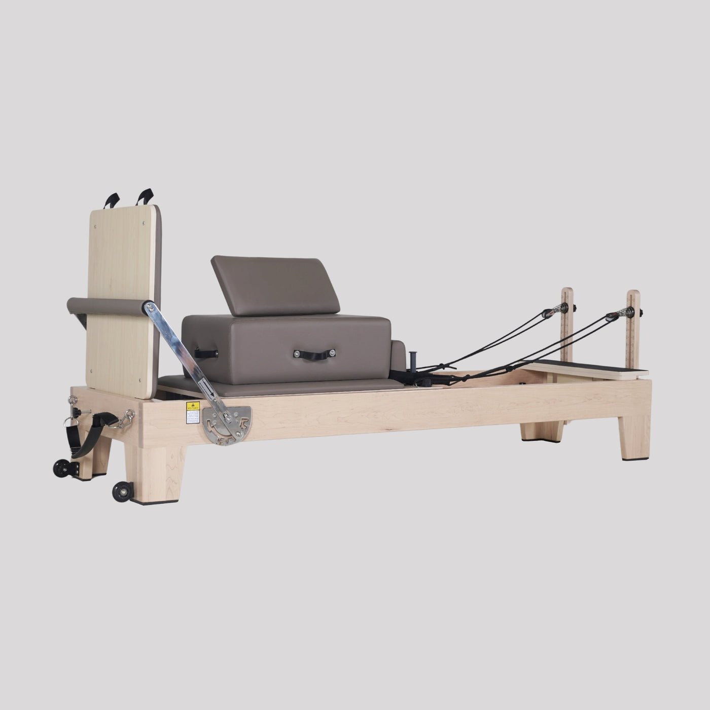 Maple Pilates Reformer, a Pilates reformer for home or studio use