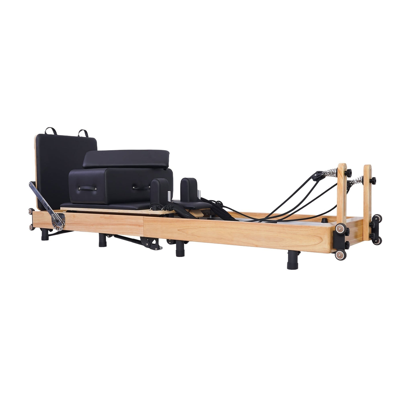 Oak Foldable Pilates Reformer — Studio-Level Foldable Reformer