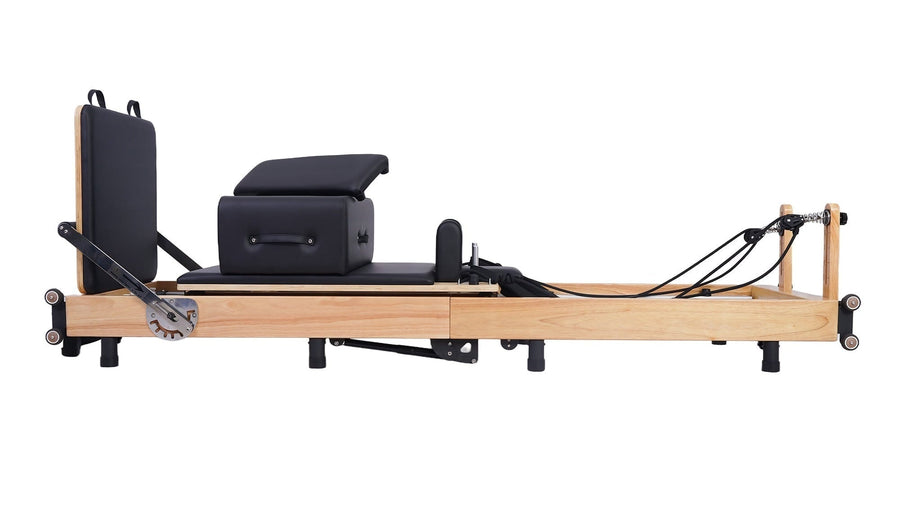 Oak Foldable Pilates Reformer — Studio-Level Foldable Reformer