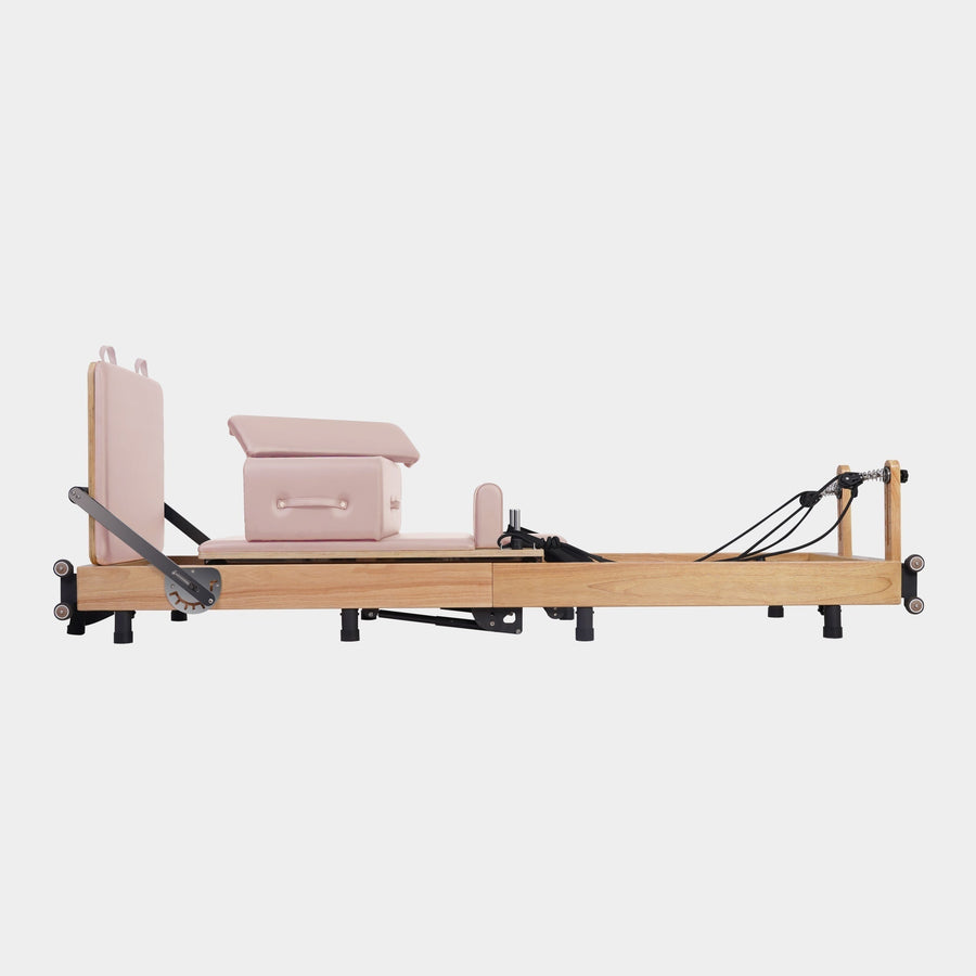 Oak Foldable Pilates Reformer — Studio-Level Foldable Reformer