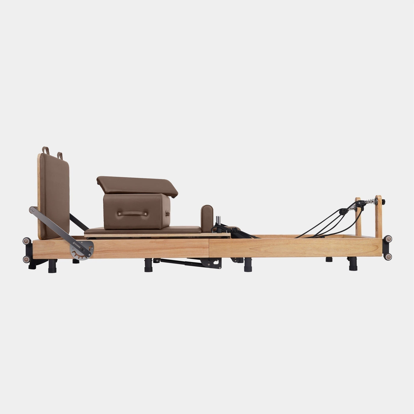 Oak Foldable Pilates Reformer — Studio-Level Foldable Reformer