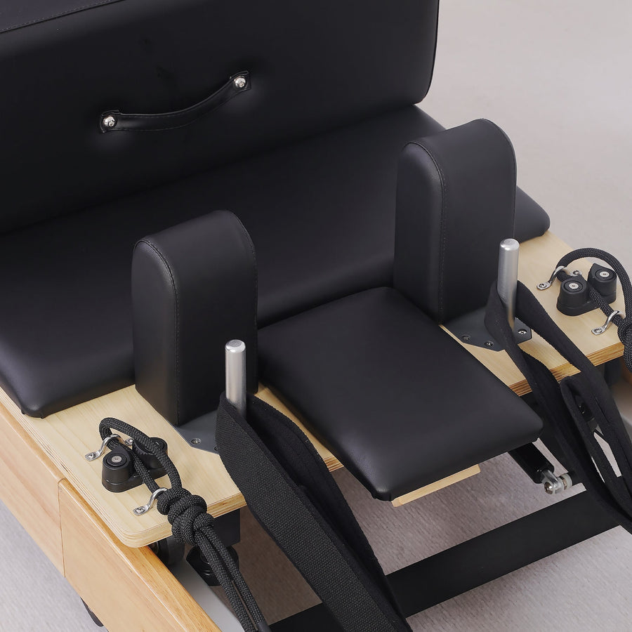 Oak Foldable Pilates Reformer — Studio-Level Foldable Reformer
