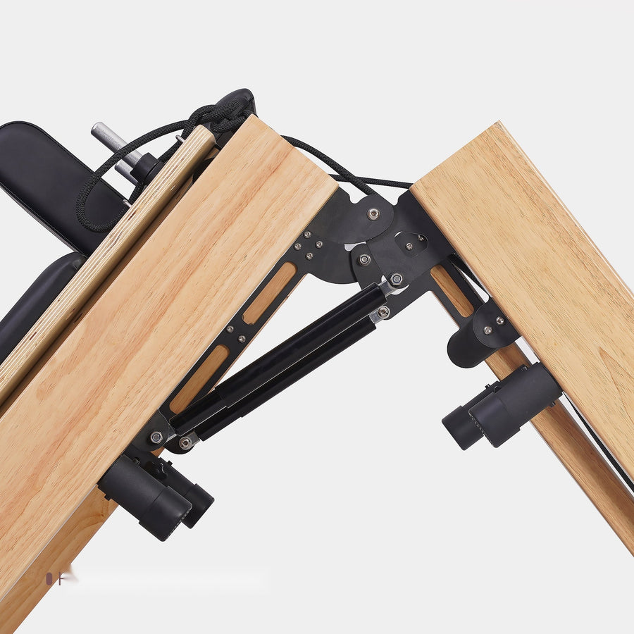 Oak Foldable Pilates Reformer — Studio-Level Foldable Reformer