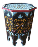 Handmade Wood Painted Table Black